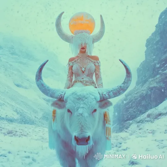 Tarantino-esque Cinematic Masterpiece: Woman and Buffalo in Natural UHD – AI Generated Video | Hailuo AI