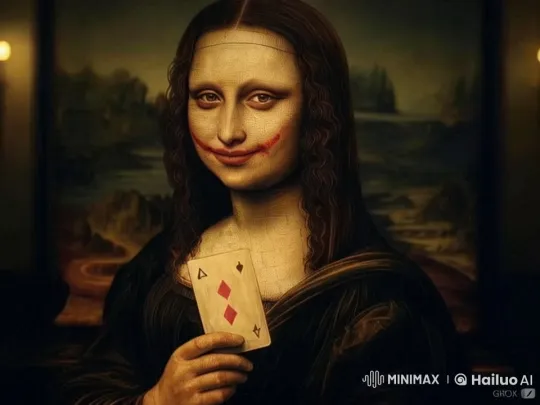 Mysterious Woman in Classic Landscape with Playing Card – AI Generated Video | Hailuo AI