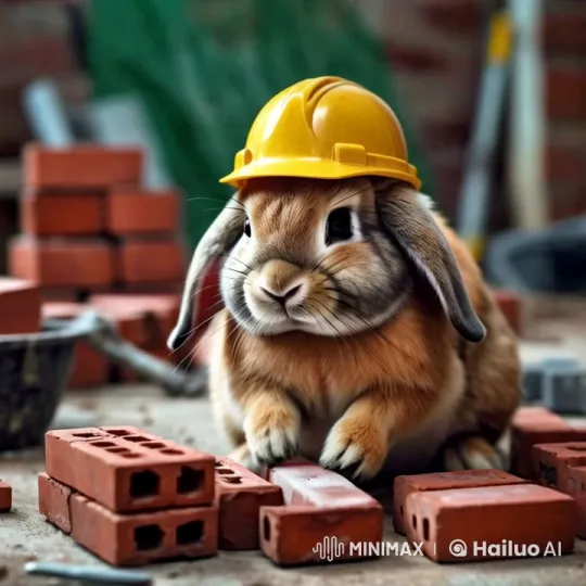 Rabbit Benny Builds His Dream House in the Forest – AI Generated Video | Hailuo AI