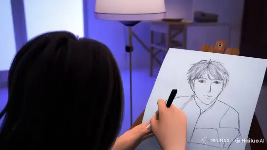Artists' Connection: Sketches to Reality in Surreal Animation – AI Generated Video | Hailuo AI