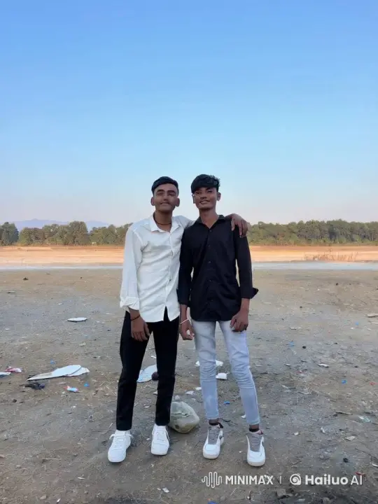 Young Men Share Intimate Kiss in Open Field – AI Generated Video | Hailuo AI