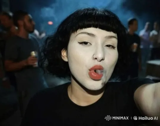 Young Woman at Risk at Chaotic Nighttime Party – AI Generated Video | Hailuo AI