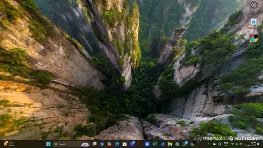 Aerial View of Majestic Cliffs with Lush Greenery – AI Generated Video | Hailuo AI