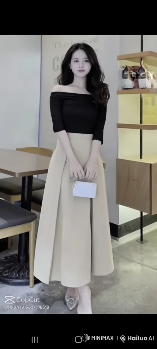 Graceful Young Woman in Elegant Modern Room – AI Generated Video | Hailuo AI