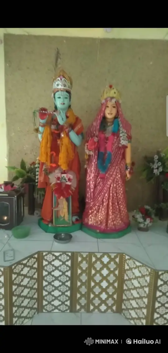 Krishna and Radha in Serene Devotional Dance – AI Generated Video | Hailuo AI