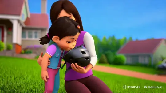 Young Girl's Determination and Mother's Encouragement – AI Generated Video | Hailuo AI