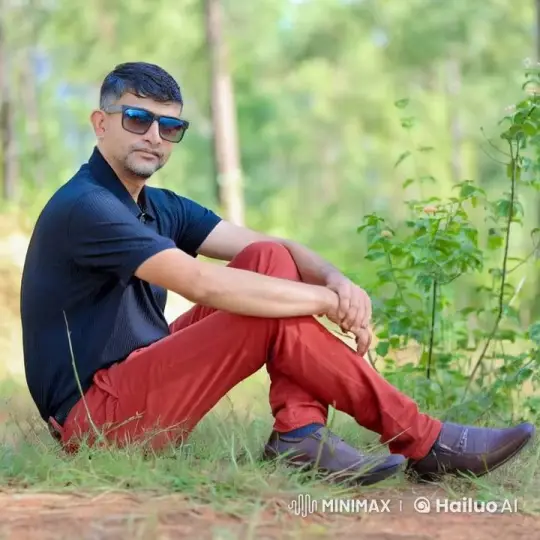 Man Transforms from Outdoor Serenity to Fashion Studio Walk – AI Generated Video | Hailuo AI