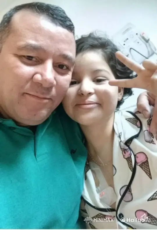 Couple in Playful Pose with Peace Signs in Hospital Setting – AI Generated Video | Hailuo AI