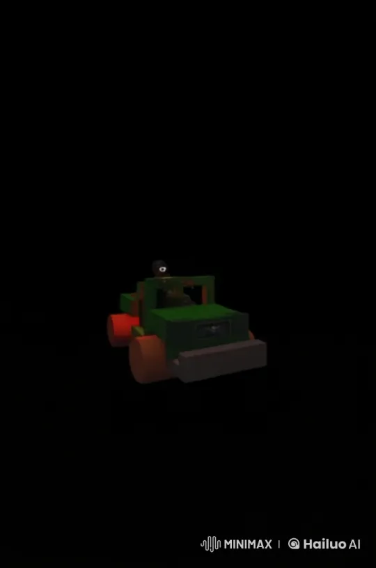 Toy Car Journey on a Dark Highway – AI Generated Video | Hailuo AI