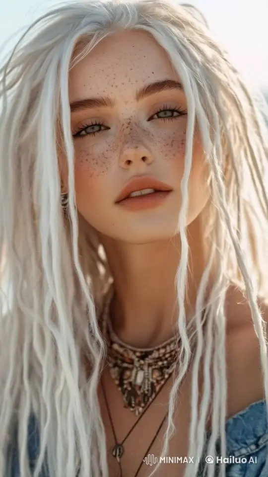 Flirtatious Woman in Live2D with Sparkling Necklace – AI Generated Video | Hailuo AI