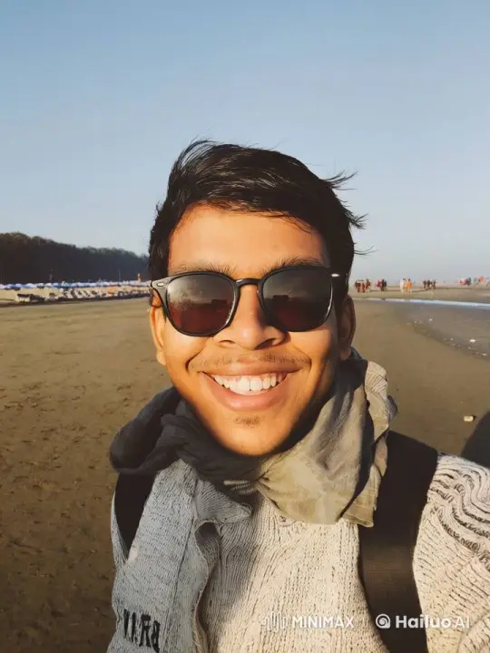 Relaxed Individual on a Breezy Beach – AI Generated Video | Hailuo AI