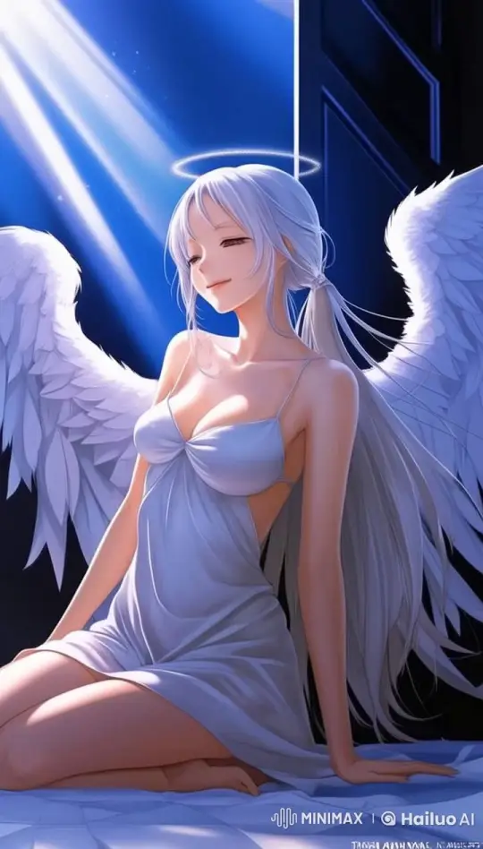 Angel Girl's Graceful Live2D Dance in Serene Light – AI Generated Video | Hailuo AI