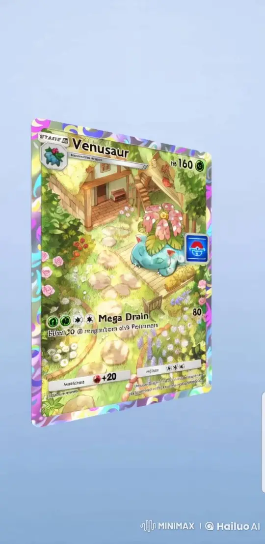 Venusaur Strolls Through Enchanted Garden in Live2D Animation – AI Generated Video | Hailuo AI