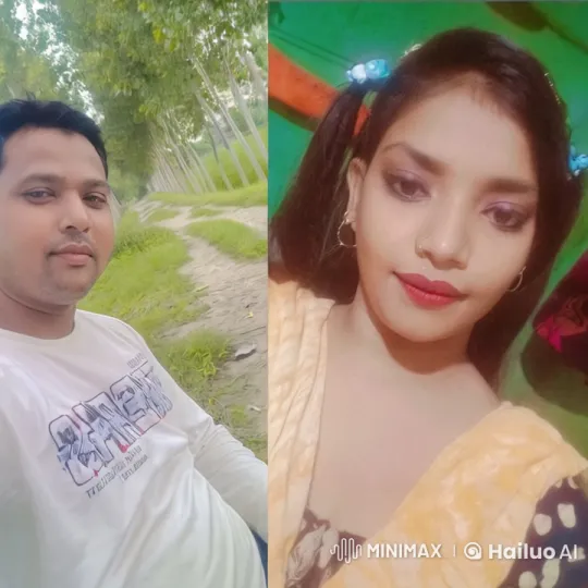 Couple Sharing a Gentle Kiss in Split-Screen – AI Generated Video | Hailuo AI