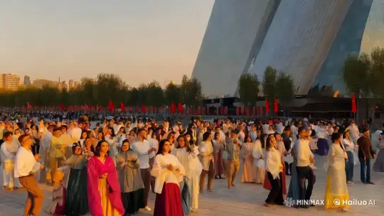 Cinematic Celebration of Prosperity and Unity in a New Era – AI Generated Video | Hailuo AI