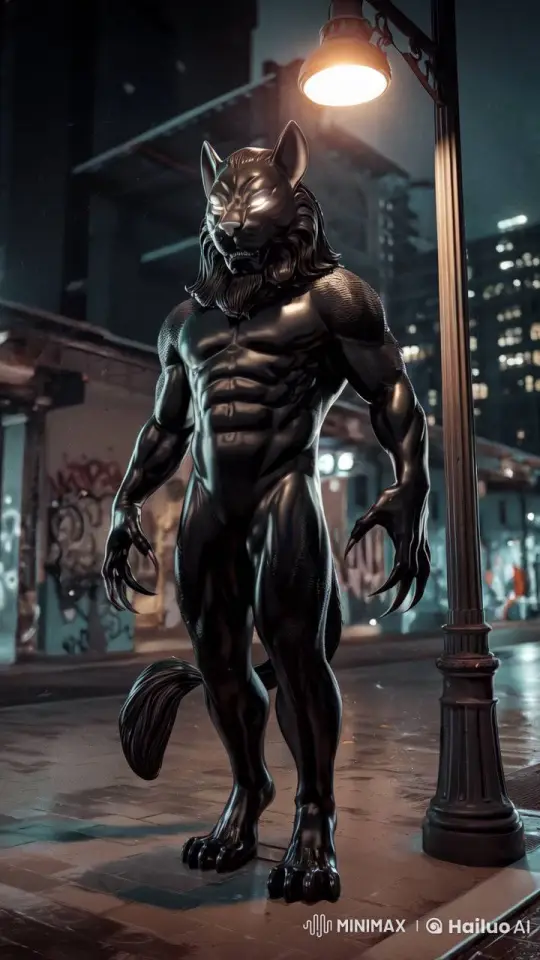Mysterious Feline Deity in Modern Boston Streets – AI Generated Video | Hailuo AI