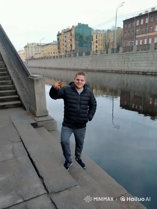 Person Dives Gracefully into Canal – AI Generated Video | Hailuo AI