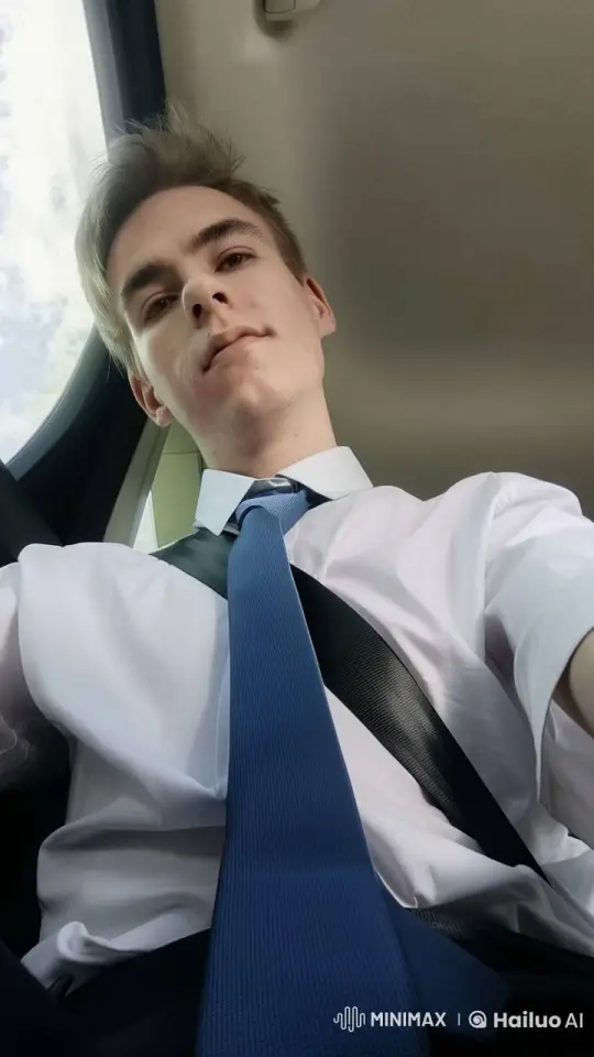 Young Man Disrobing in Realistic Live2D Animation – AI Generated Video | Hailuo AI