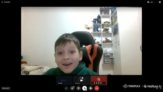 Young Boy Surprised and Emotionally Reacts to Affectionate Greeting – AI Generated Video | Hailuo AI
