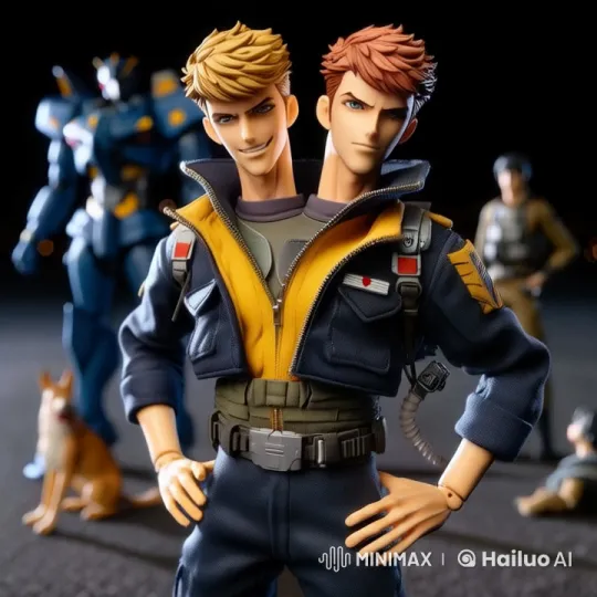 Conjoined Twins Discuss Robot in Live2D Animation – AI Generated Video | Hailuo AI