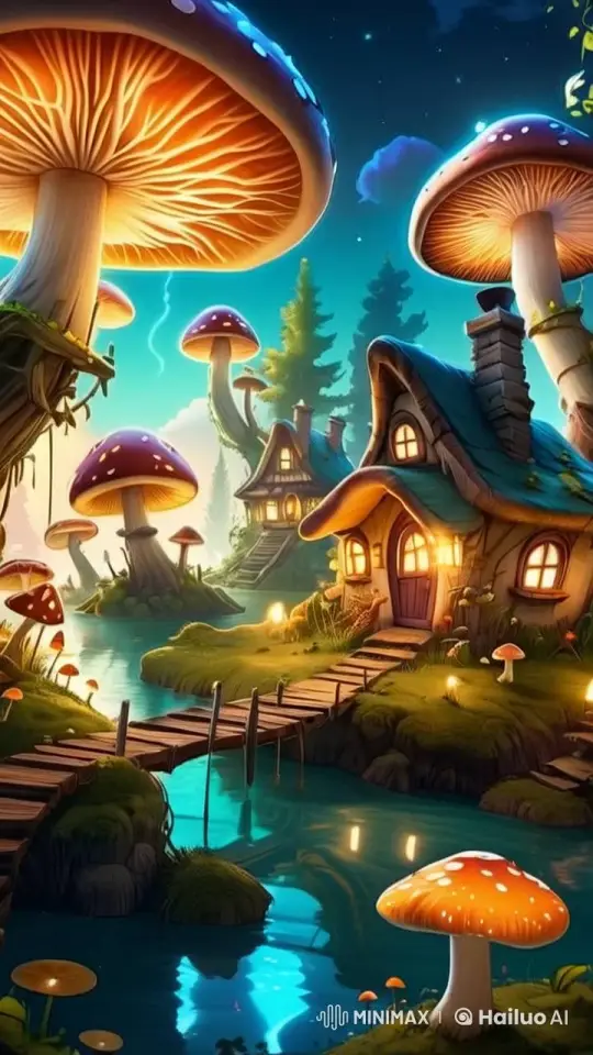 Magical Forest Village: Enchanting Live2D Animation – AI Generated Video | Hailuo AI