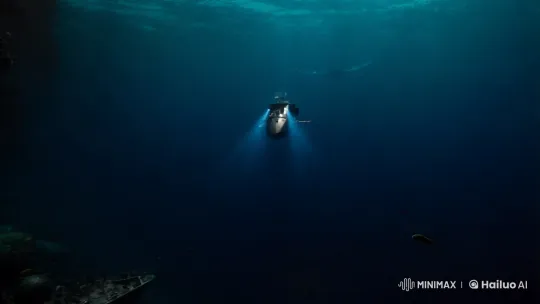 Exploration of the Hadal Trench by Submersible 'Erebus' – AI Generated Video | Hailuo AI