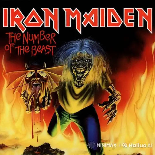 Eddie Comes to Life in Fiery 'The Number of the Beast' Video – AI Generated Video | Hailuo AI
