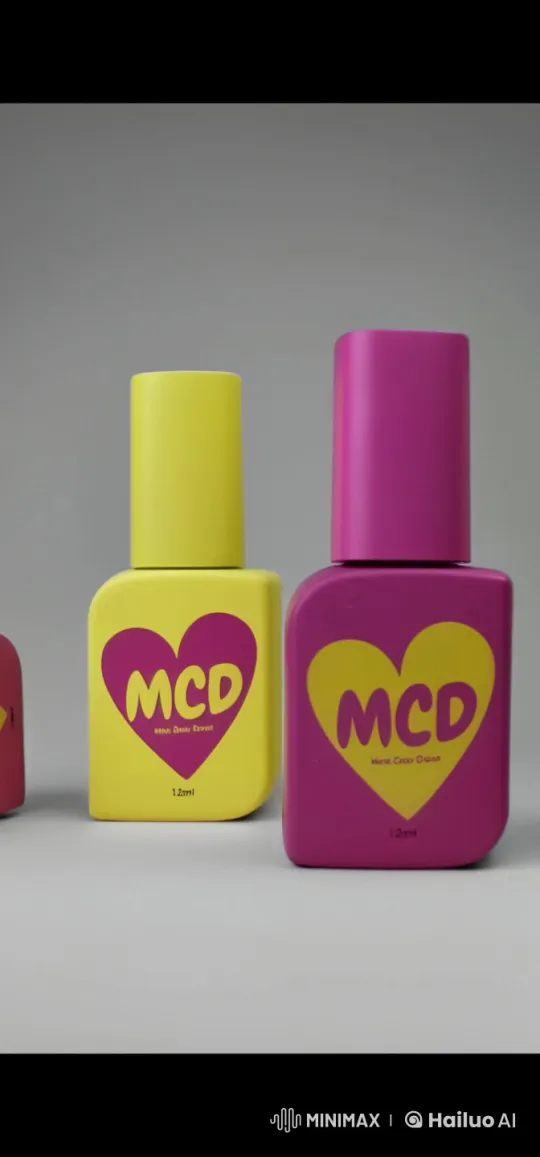 Colorful Nail Polish Display with MCD Branding – AI Generated Video | Hailuo AI