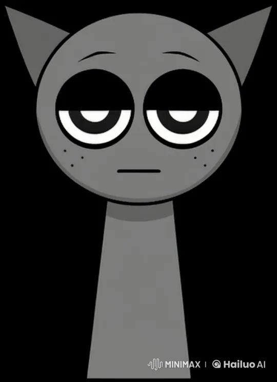 Bored, Cartoonish Character with Cat Ears – AI Generated Video | Hailuo AI