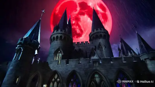 Gothic Castle Setting for a Witch's Rock Anthem Performance – AI Generated Video | Hailuo AI