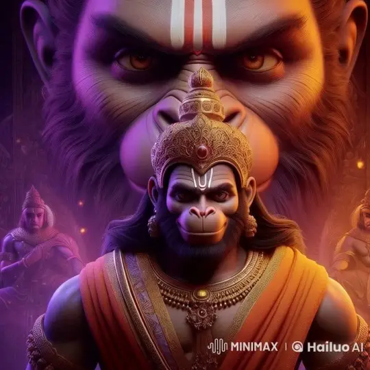 Majestic Divine Monkey Figure in Live2D Cinematic Art – AI Generated Video | Hailuo AI
