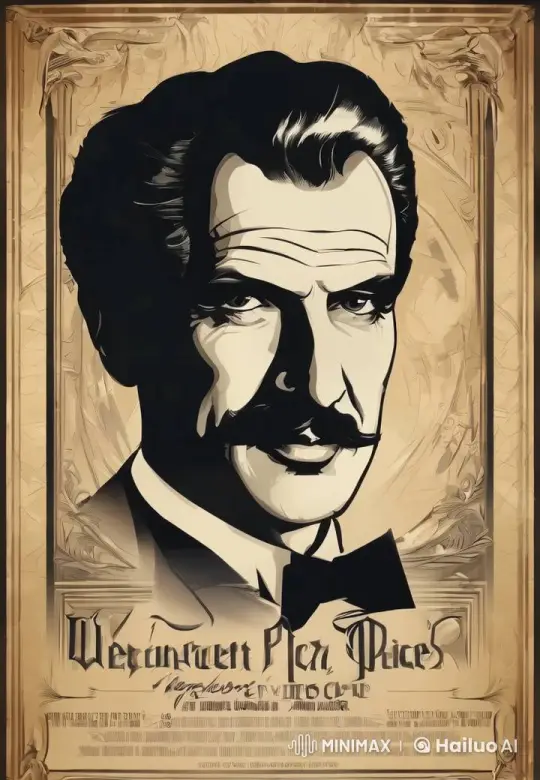 Vintage Poster with Animated Wiggling Moustache – AI Generated Video | Hailuo AI