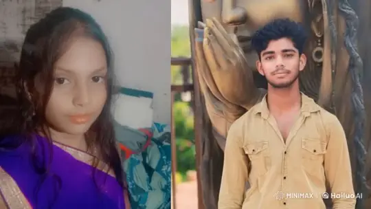 Virtual Embrace: A Couple's Tenderness Across Split Screen – AI Generated Video | Hailuo AI