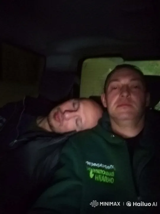 Affectionate Moment Between Two Men in a Car – AI Generated Video | Hailuo AI