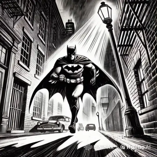 Dynamic Superhero Chase Scene in Live2D Animation – AI Generated Video | Hailuo AI