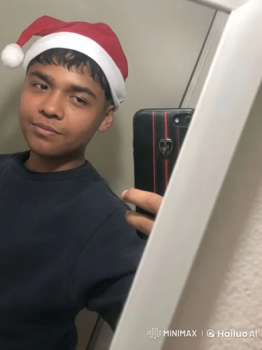 Young Man Flexes Muscles in Bathroom Selfie – AI Generated Video | Hailuo AI