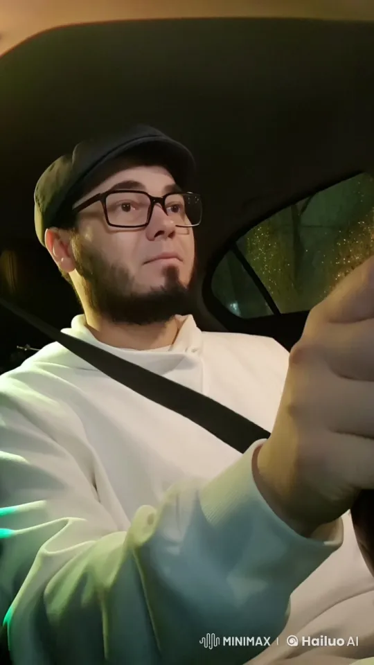 Intimate Night Drive with Affectionate Embrace – AI Generated Video | Hailuo AI