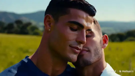 Cristiano Ronaldo and Lucas Neto Share Intimate Moment – AI Generated Video | Hailuo AI