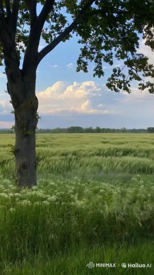 Peaceful Dance of Leaves in Gentle Breeze – AI Generated Video | Hailuo AI
