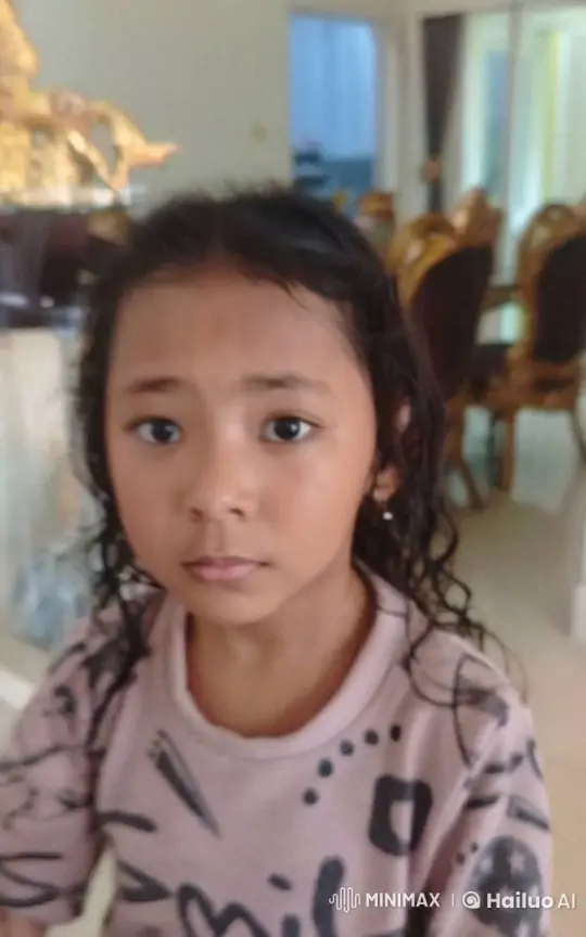 Young Girl Terrified on Floating Toilet in Home – AI Generated Video | Hailuo AI