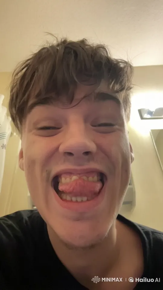 Close-up of Person Brushing Teeth in Bathroom – AI Generated Video | Hailuo AI