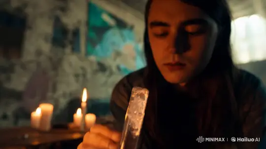 Contemplative Youth and Meth Vapor in Urban Setting – AI Generated Video | Hailuo AI
