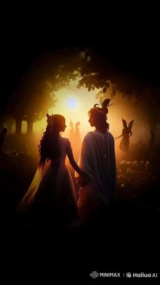 Romantic Couple Walks Through Enchanted Forest in Live2D Animation – AI Generated Video | Hailuo AI