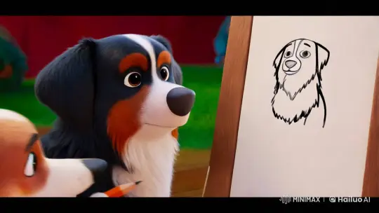 Dogs Create Animated Worlds with Art – AI Generated Video | Hailuo AI