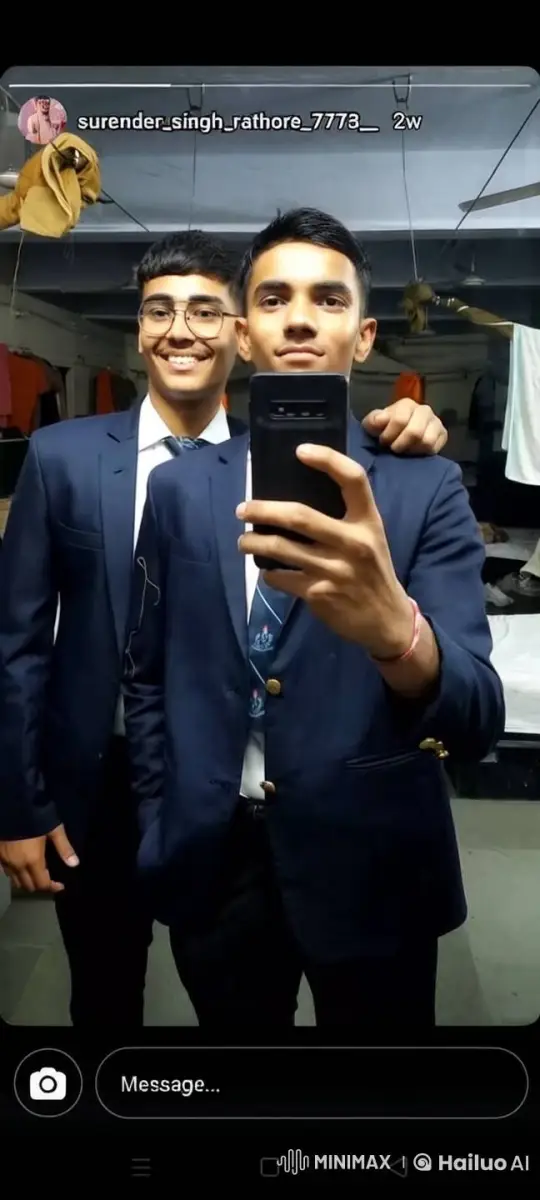 Young Men Share Affectionate Moment in Mirror – AI Generated Video | Hailuo AI
