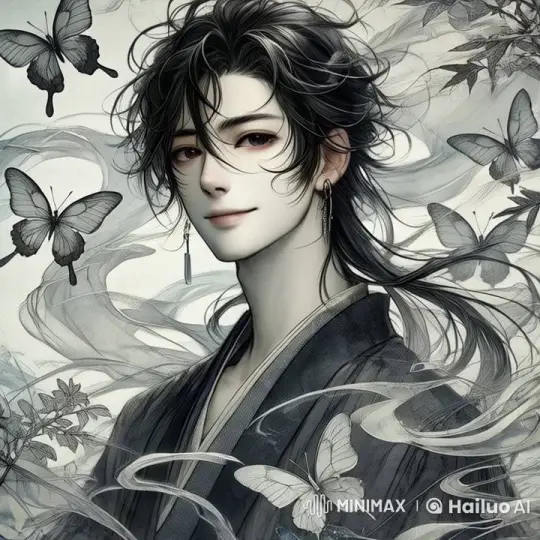 Mystical Male Character in Ethereal Live2D Animation – AI Generated Video | Hailuo AI