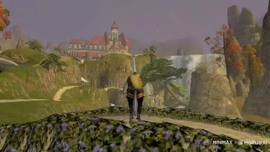 Dwarf Admires Serene Rivendell Valley Landscape – AI Generated Video | Hailuo AI