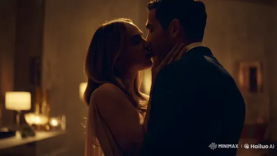 Passionate Embrace Captured in Intimate, Aesthetic Scene – AI Generated Video | Hailuo AI