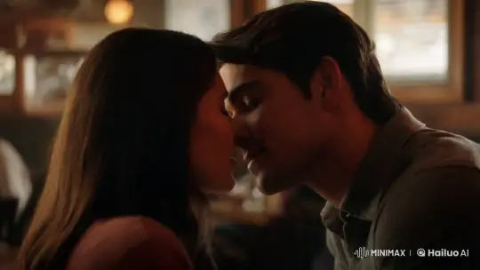 Intimate Kiss in Vintage Café Captures Emotion – AI Generated Video | Hailuo AI