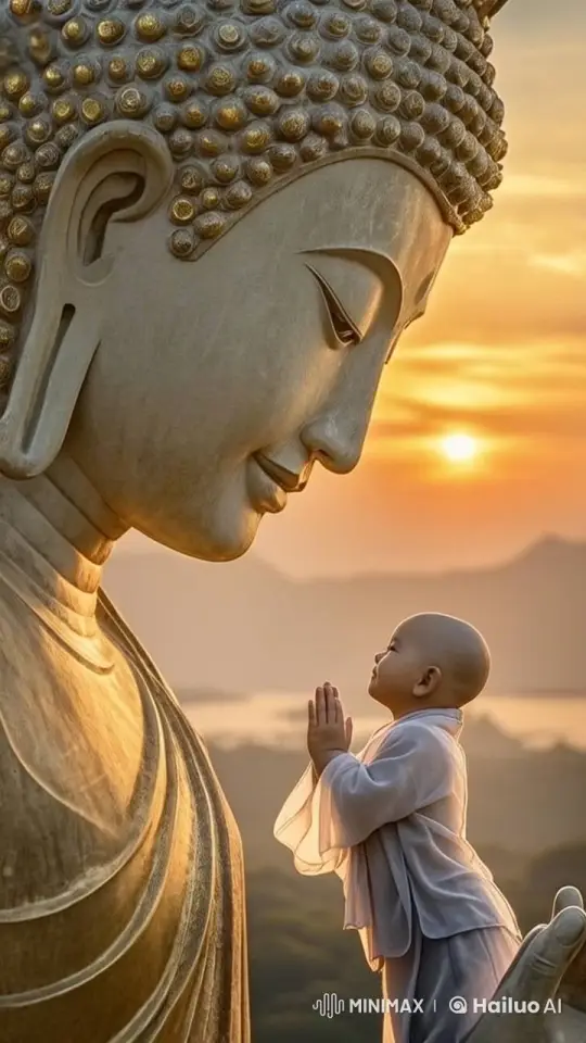 Child's Prayer to Deity in Serene Live2D Animation – AI Generated Video | Hailuo AI